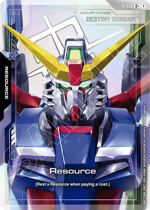 Image for Resource (R-038) (C+) - Gundam Card Game