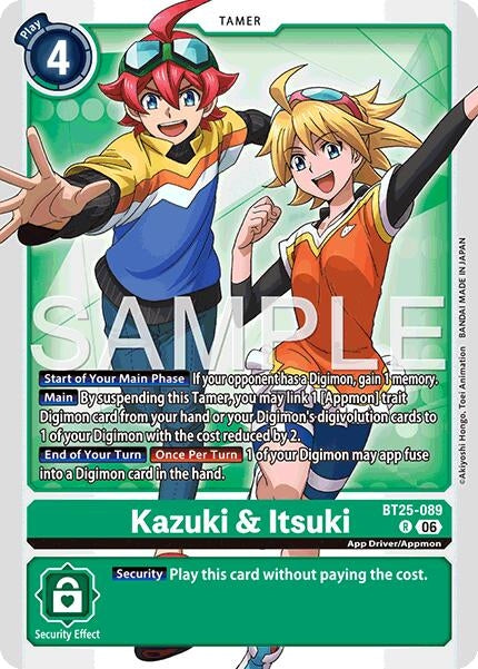 Image for Kazuki & Itsuki - Digimon Card Game