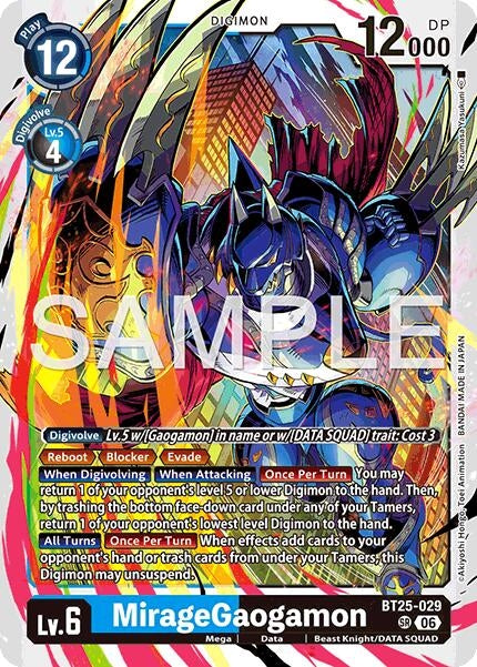 Image for MirageGaogamon - Digimon Card Game