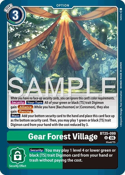 Image for Gear Forest Village - Digimon Card Game
