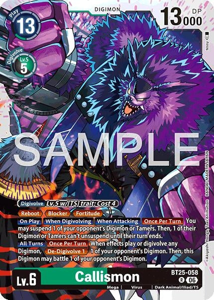 Image for Callismon - Digimon Card Game