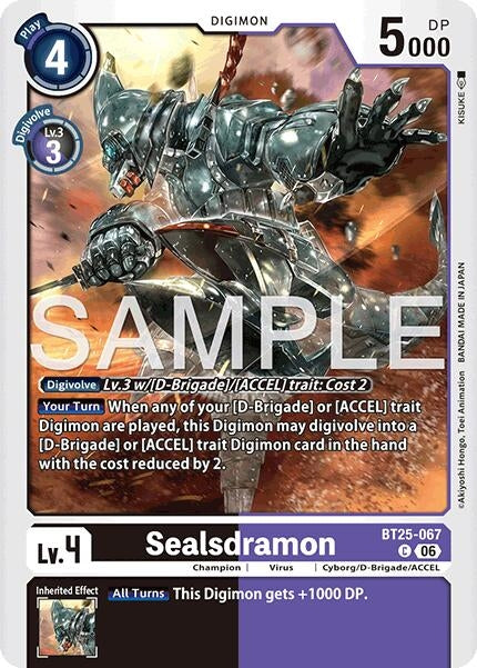 Image for Sealsdramon - Digimon Card Game
