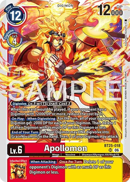 Image for Apollomon - Digimon Card Game