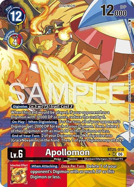 Image for Apollomon (Alternate Art) - Digimon Card Game