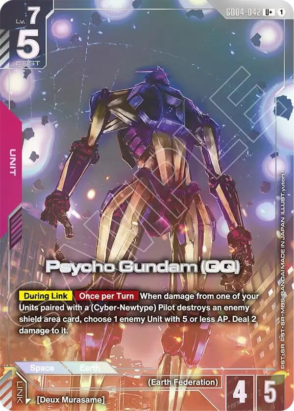 Image for Psycho Gundam (GQ) (U+) - Gundam Card Game