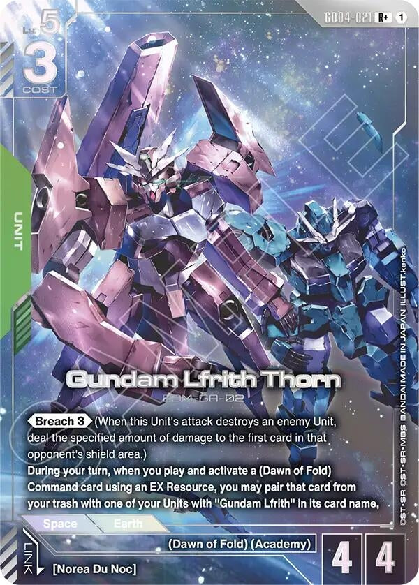 Image for Gundam Lfrith Thorn (R+) - Gundam Card Game
