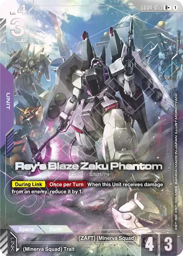 Image for Rey's Blaze Zaku Phantom (R+) - Gundam Card Game