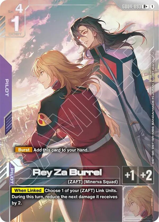 Image for Rey Za Burrel (R+) - Gundam Card Game
