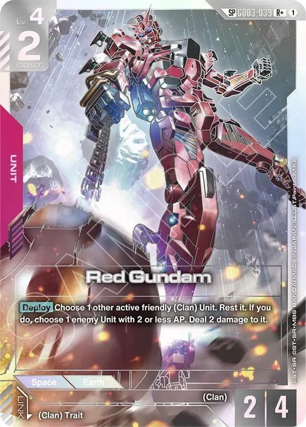 Image for Red Gundam (SP) (R+) - Gundam Card Game