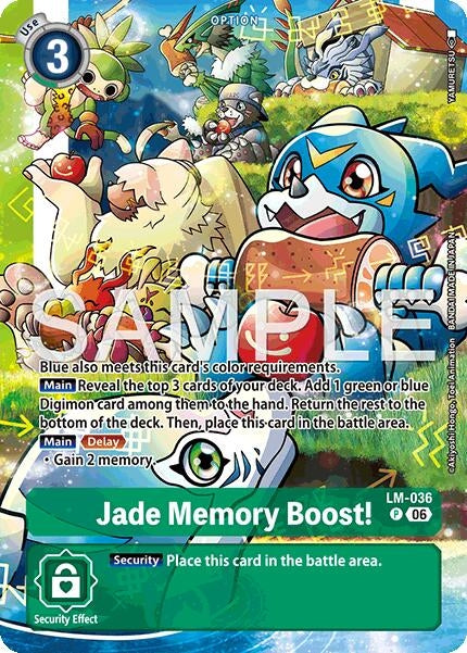 Image for Jade Memory Boost! (Alternate Art) - Digimon Card Game