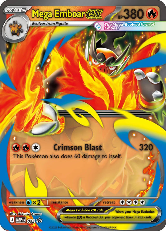 Image for Mega Emboar ex - 035 - Pokemon