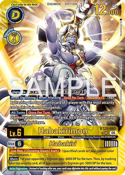 Image for Habakirimon // Habakiri (Alternate Art) - Digimon Card Game