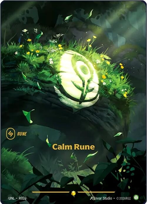 Image for Calm Rune (R02a) - Riftbound: League of Legends Trading Card Game