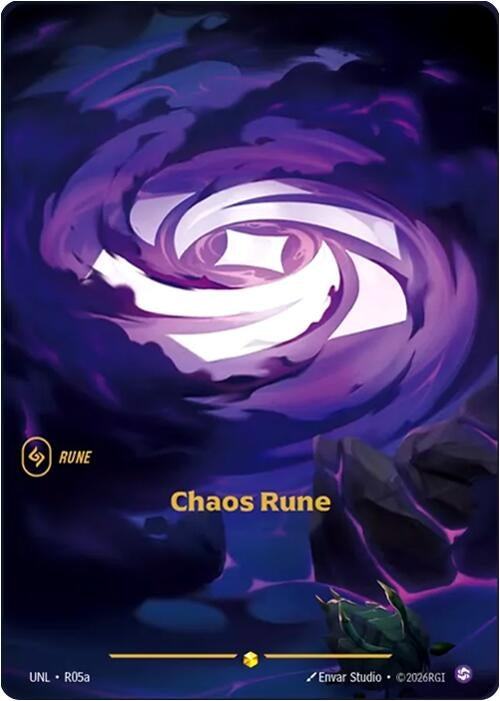 Image for Chaos Rune (R05a) - Riftbound: League of Legends Trading Card Game