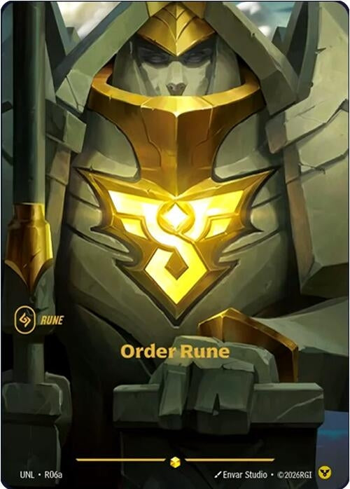Image for Order Rune (R06a) - Riftbound: League of Legends Trading Card Game