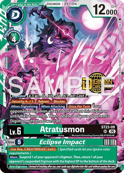 Image for Atratusmon // Eclipse Impact (Welcome Tamers Pack Vol.2) - Digimon Card Game