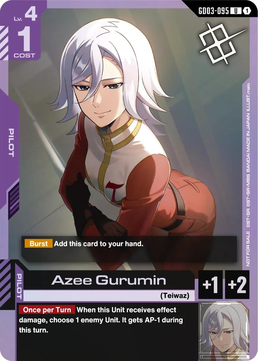 Image for Azee Gurumin (Judge Pack 02) - Gundam Card Game