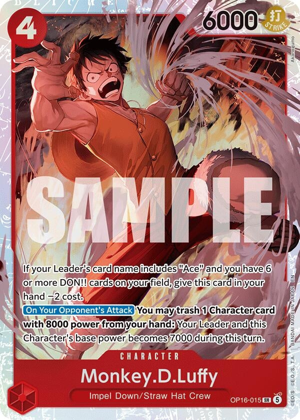 Image for Monkey.D.Luffy - One Piece Card Game