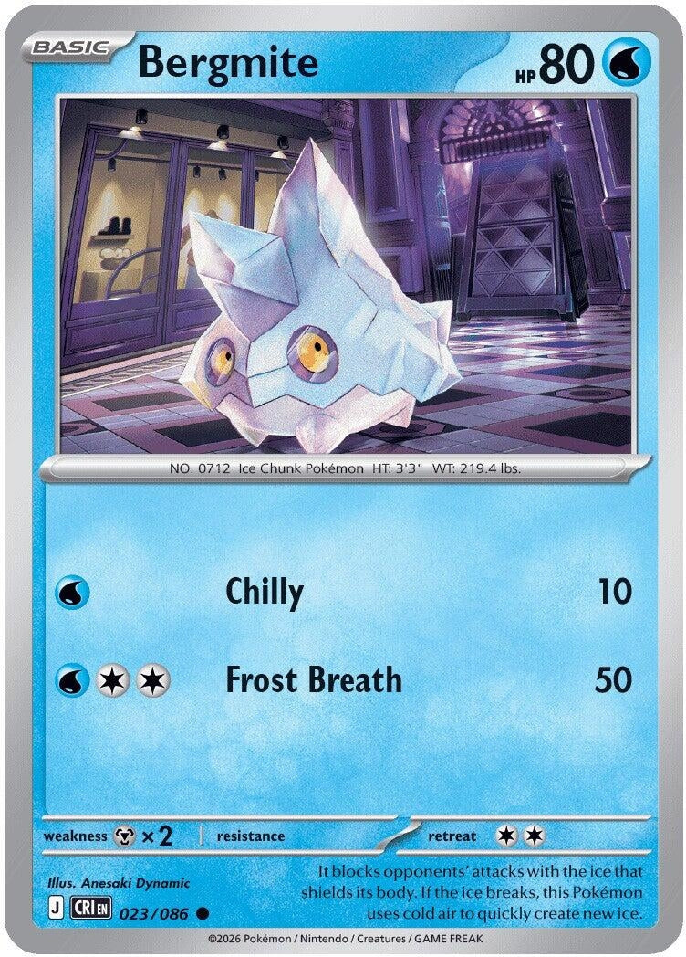 Image for Bergmite - Pokemon