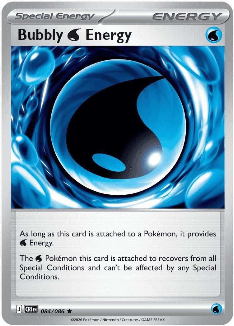 Image for Bubbly W Energy - Pokemon