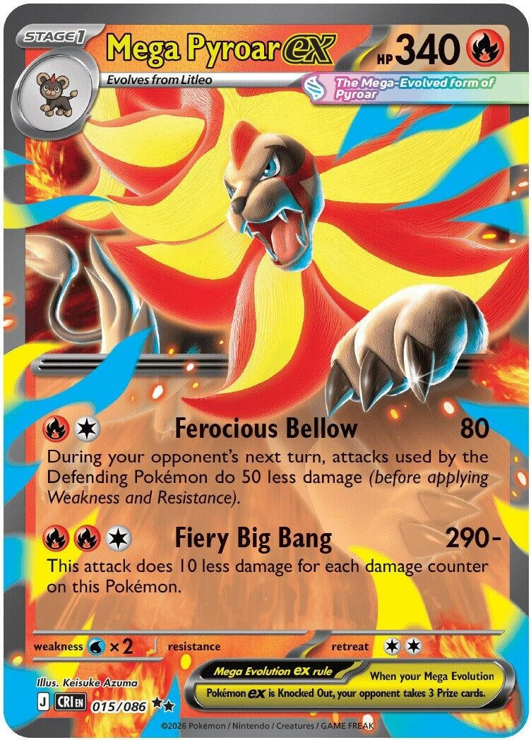 Image for Mega Pyroar ex - Pokemon