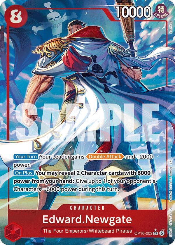 Image for Edward.Newgate (Alternate Art) - One Piece Card Game