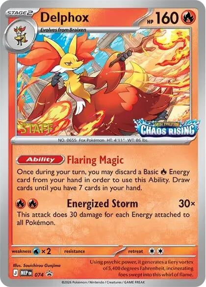 Image for Delphox - 074 [Staff] - Pokemon
