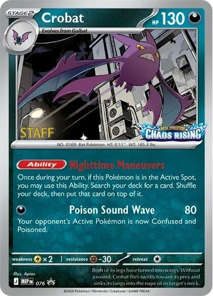 Image for Crobat - 076 [Staff] - Pokemon