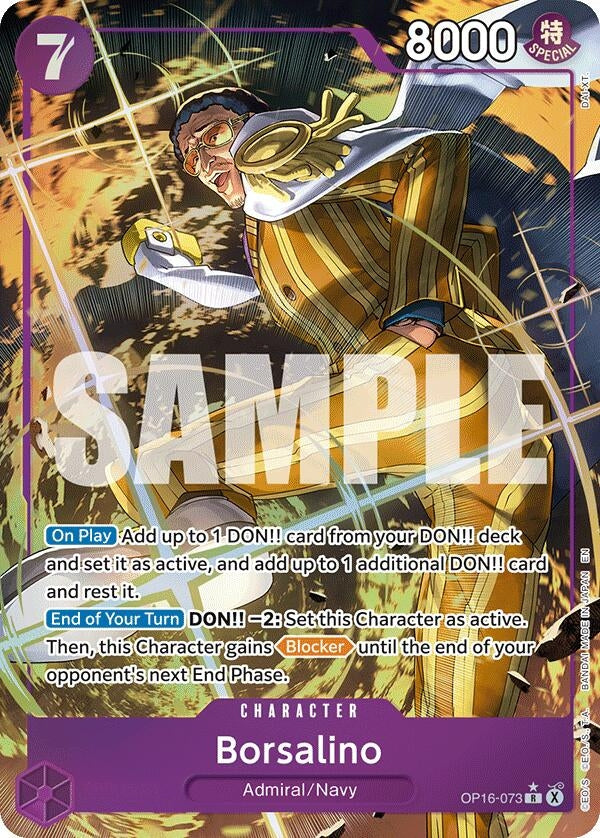 Image for Borsalino (Alternate Art) - One Piece Card Game
