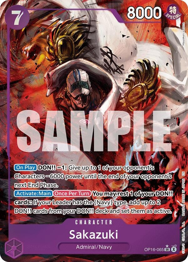 Image for Sakazuki (Alternate Art) - One Piece Card Game