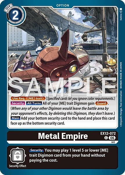 Image for Metal Empire - Digimon Card Game