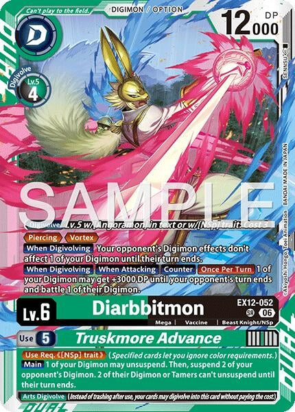 Image for Diarbbitmon // Truskmore Advance - Digimon Card Game