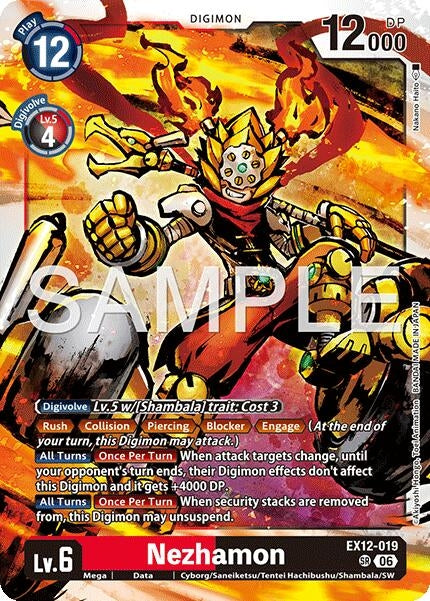 Image for Nezhamon - Digimon Card Game