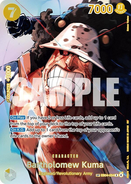 Image for Bartholomew Kuma (SP) - One Piece Card Game