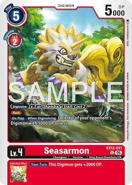 Image for Seasarmon - Digimon Card Game