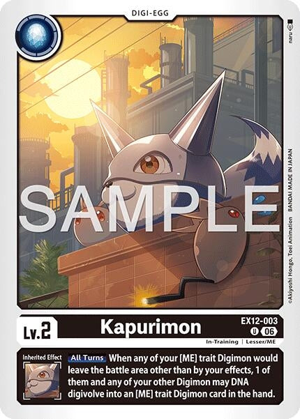 Image for Kapurimon - Digimon Card Game