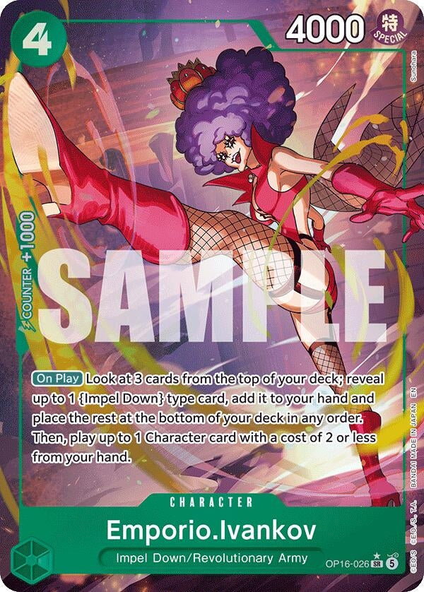 Image for Emporio.Ivankov (026) (Alternate Art) - One Piece Card Game
