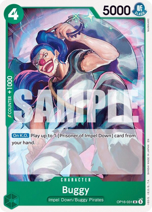 Image for Buggy (031) - One Piece Card Game
