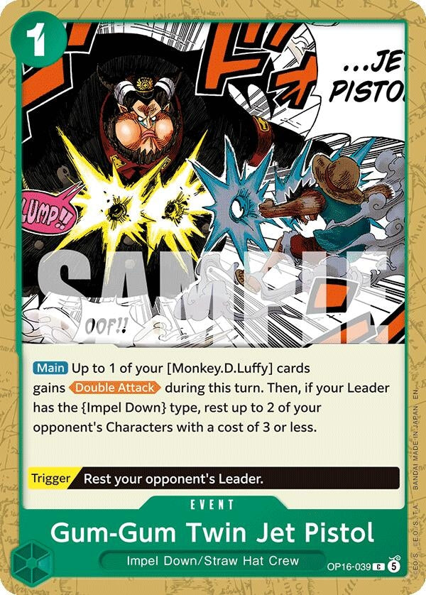 Image for Gum-Gum Twin Jet Pistol - One Piece Card Game