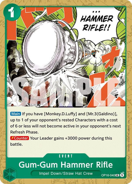 Image for Gum-Gum Hammer Rifle - One Piece Card Game