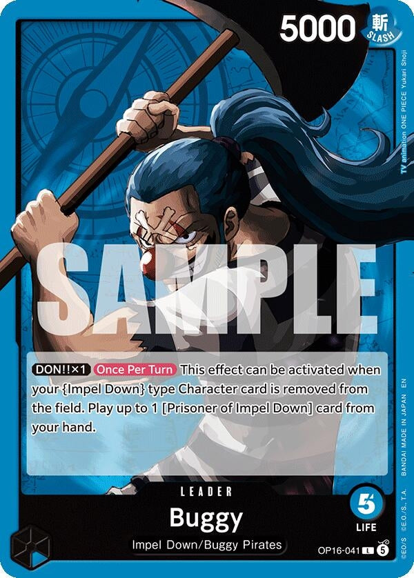 Image for Buggy (041) - One Piece Card Game