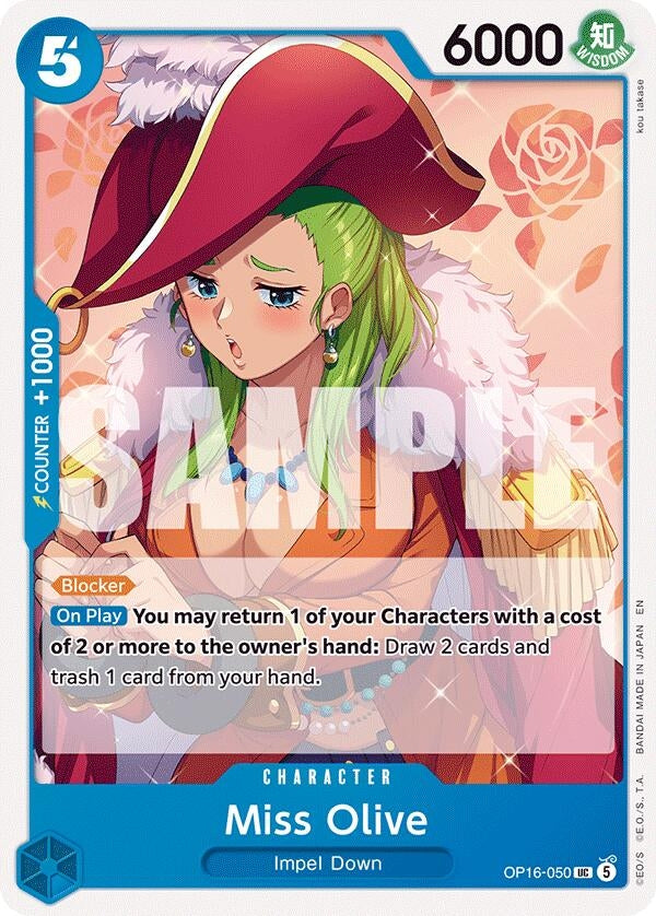 Image for Miss Olive - One Piece Card Game