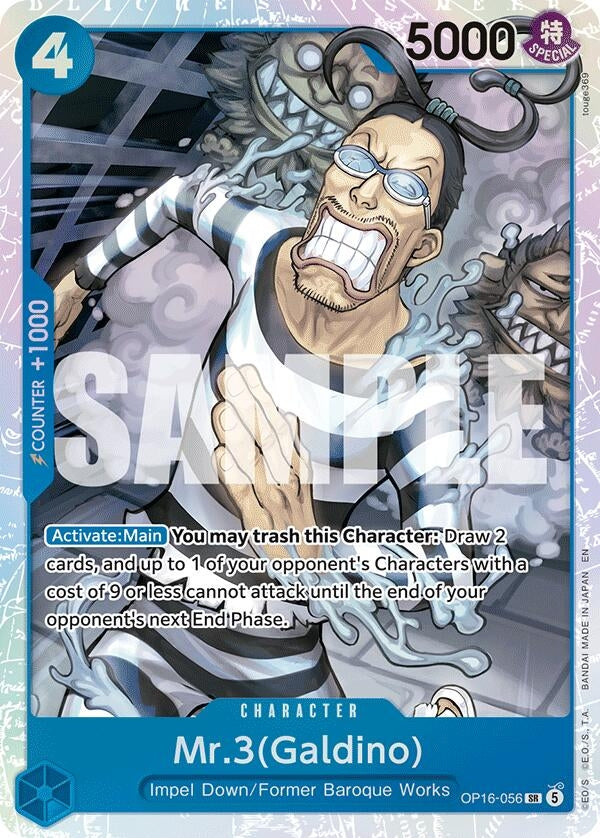 Image for Mr.3(Galdino) (056) - One Piece Card Game