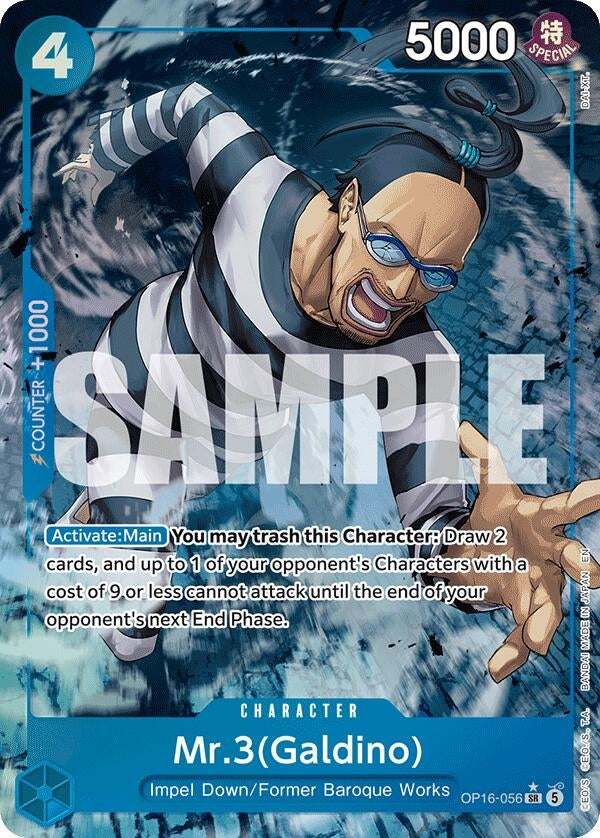 Image for Mr.3(Galdino) (056) (Alternate Art) - One Piece Card Game