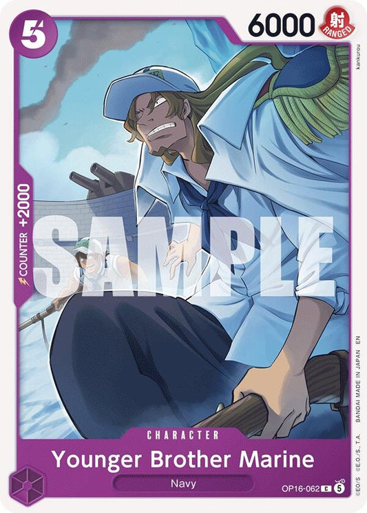 Image for Younger Brother Marine - One Piece Card Game