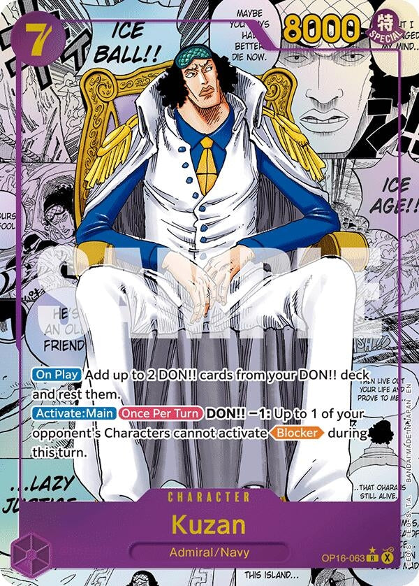 Image for Kuzan (Manga) - One Piece Card Game