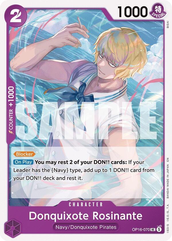 Image for Donquixote Rosinante - One Piece Card Game