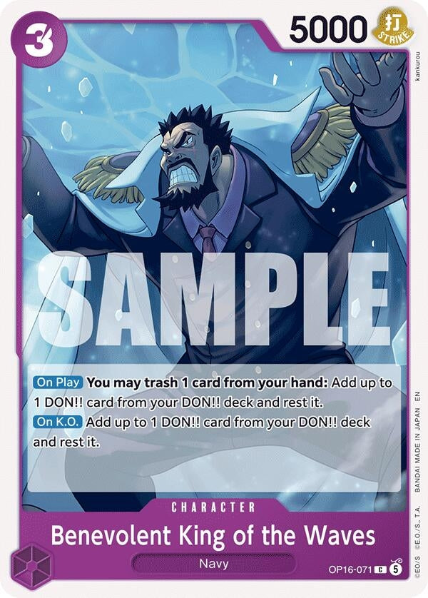 Image for Benevolent King of the Waves - One Piece Card Game