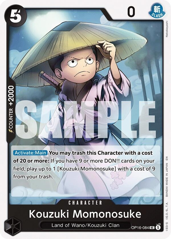 Image for Kouzuki Momonosuke (084) - One Piece Card Game