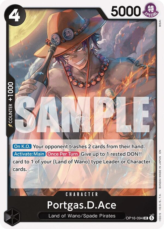 Image for Portgas.D.Ace (094) - One Piece Card Game